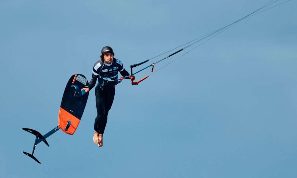 Hydrofoil Big Air Premiere auf Sylt