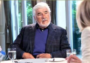 Mario Adorf beim Tischgespräch