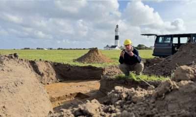 Sensation vor Kampener Leuchtturm: Archäologische Funde auf Sylt