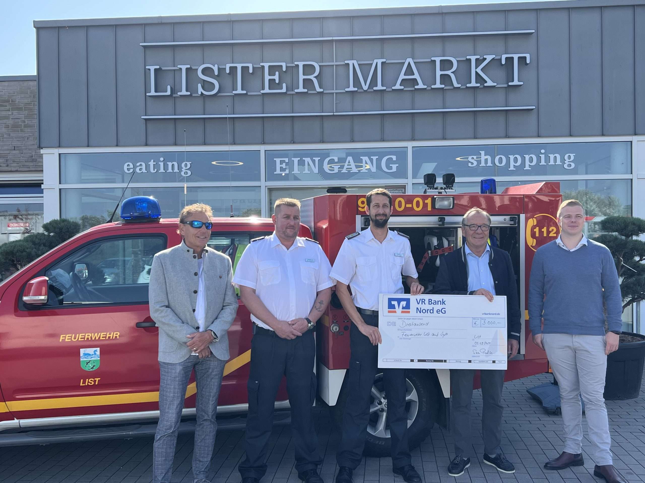 Sylt News: Lister Markt spendet an Lister Feuerwehr