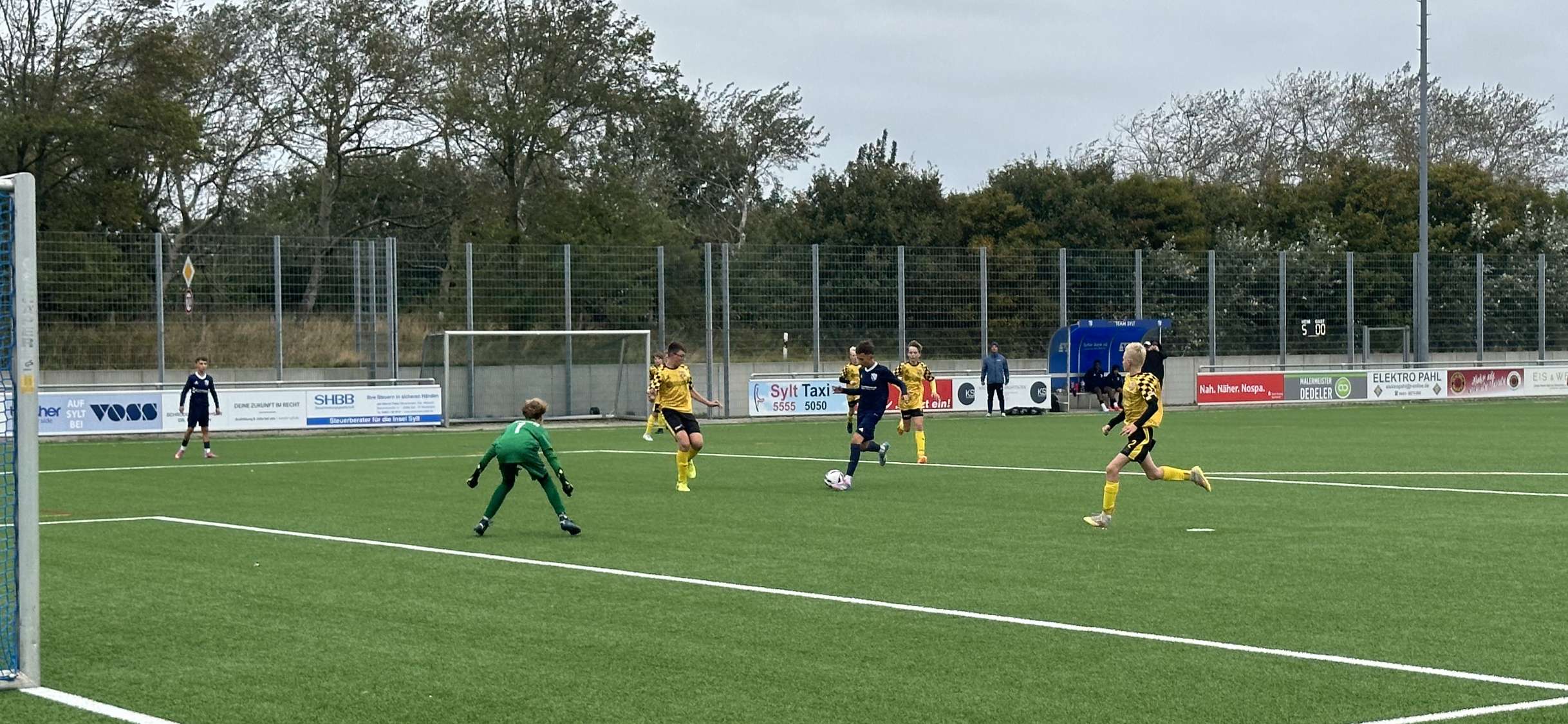 Gelungenes Großfeld-Debüt: C-Jugend des Team Sylt feiert 10:0-Kantersieg