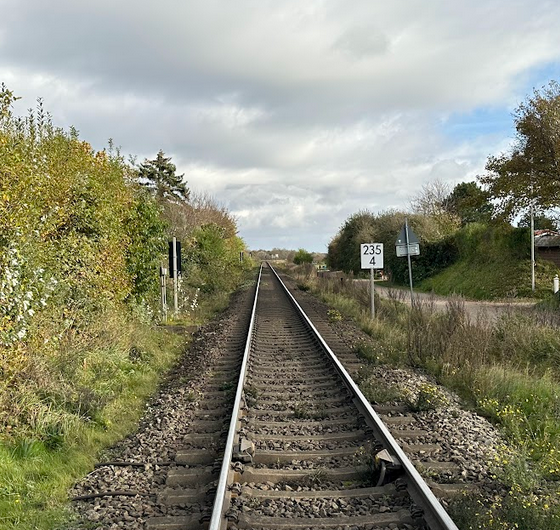 Streckensperrung der Marschbahn