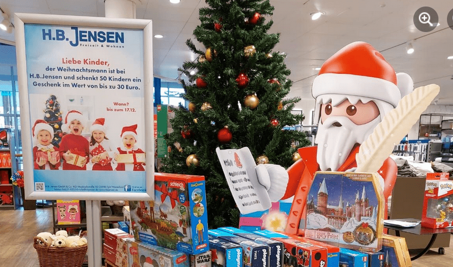 Weihnachtswunder bei H.B. Jensen: 50 Kinderwünsche werden wahr!