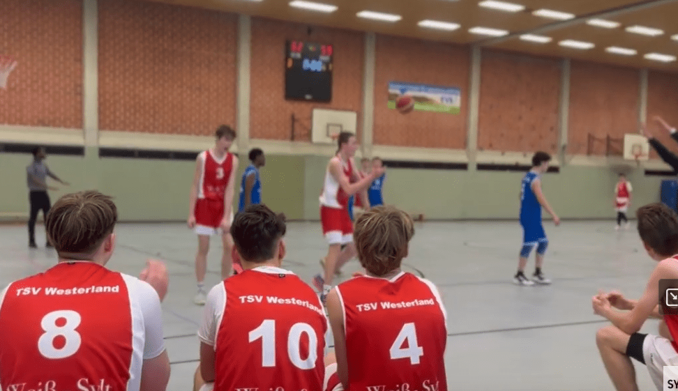 Sylt - U16 Basketballer auf dem Vormarsch - Zweiter Sieg in Folge