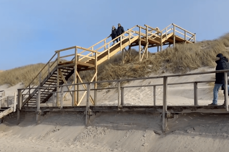 Strandübergang lornsenweg Sylt