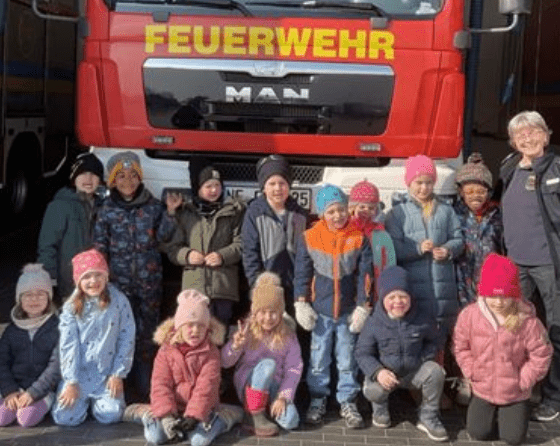 Kita bei der Feuerwehr