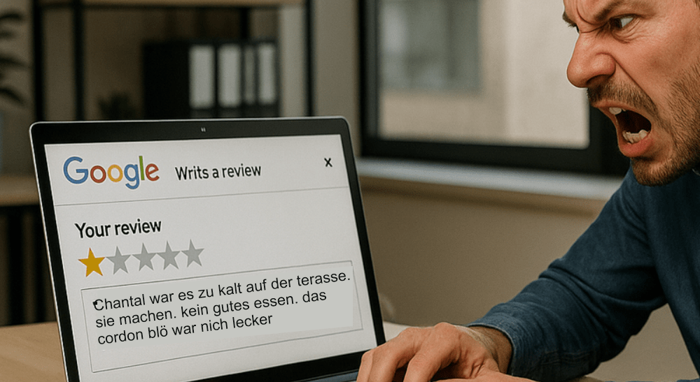 Restaurantkritiken: Wenn „sie“ plötzlich mehr Schaden anrichten als eine kalte Terrasse