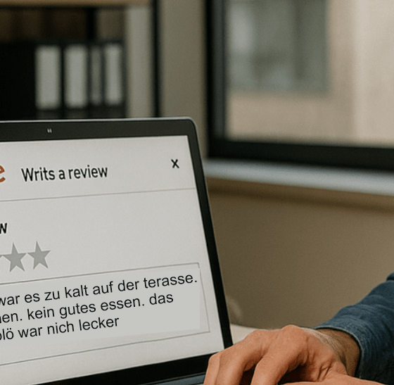 Restaurantkritiken: Wenn „sie“ plötzlich mehr Schaden anrichten als eine kalte Terrasse
