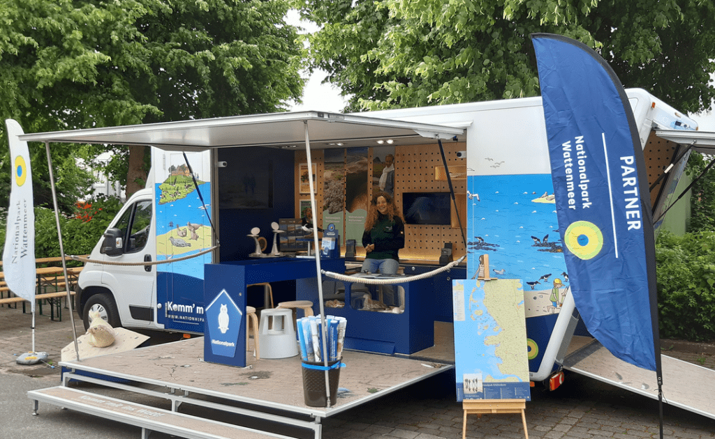 Nationalpark-Infomobil auf Sylt