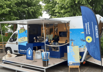 Nationalpark-Infomobil auf Sylt