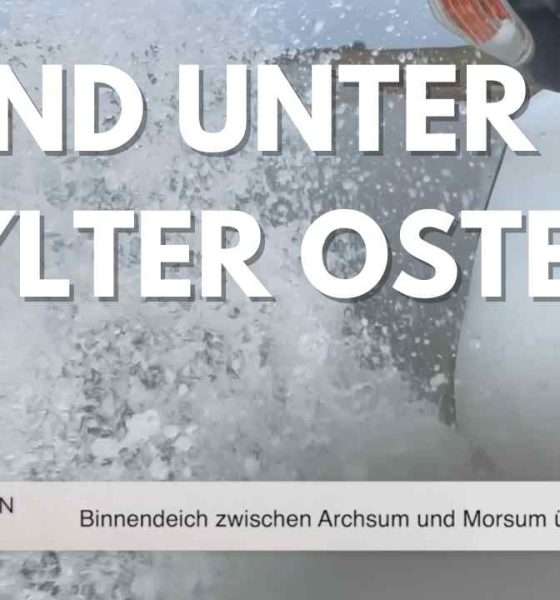 Sylt. Land unter im Sylter Osten