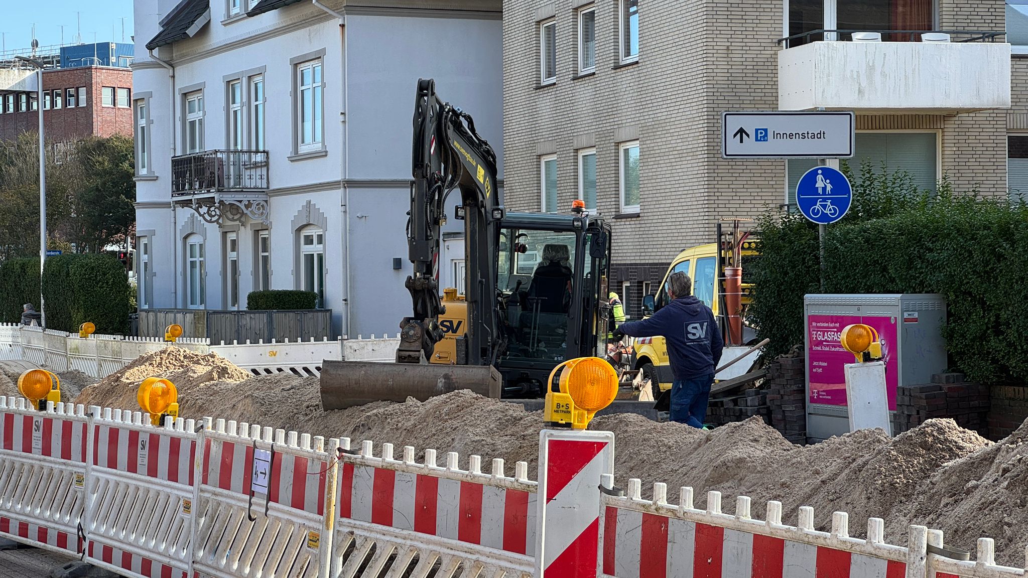 Baustellen auf Sylt