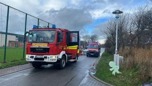 Sylt News. Feuerwehreinsatz in Tinnum.