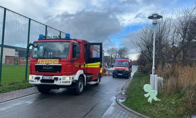 Sylt News. Feuerwehreinsatz in Tinnum.