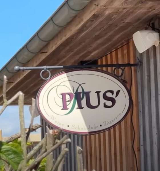 Pius on the beach