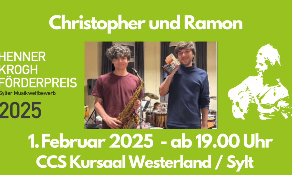 Christopher und Ramon gewinnen Henner Krogh Förderpreis 2025