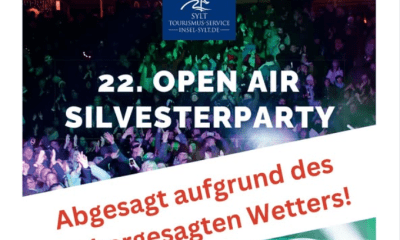 Sylt: Absage Silvesterparty