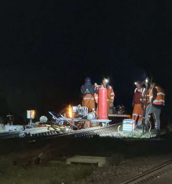 Sylt News : Weiche in Klanxbüll defekt - Reparaturarbeiten in der Nacht
