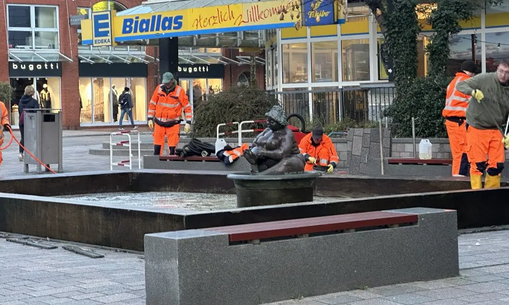 Fleißige Hände machen die Wilhelmine in Westerland sauber