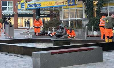 Fleißige Hände machen die Wilhelmine in Westerlamd sauber