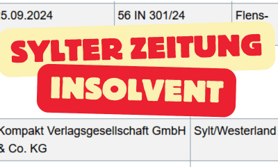 Sylter Zeitung insolvent