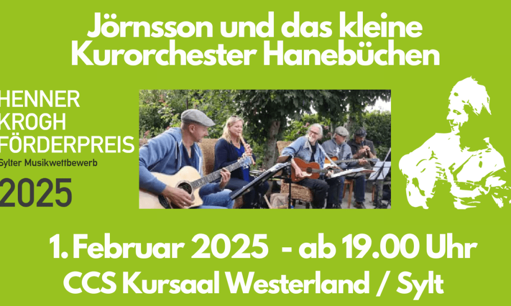 Jörnsson & Das kleine Kurorchester Hanebüchen - Henner Krogh Förderpreis 2025 auf Sylt