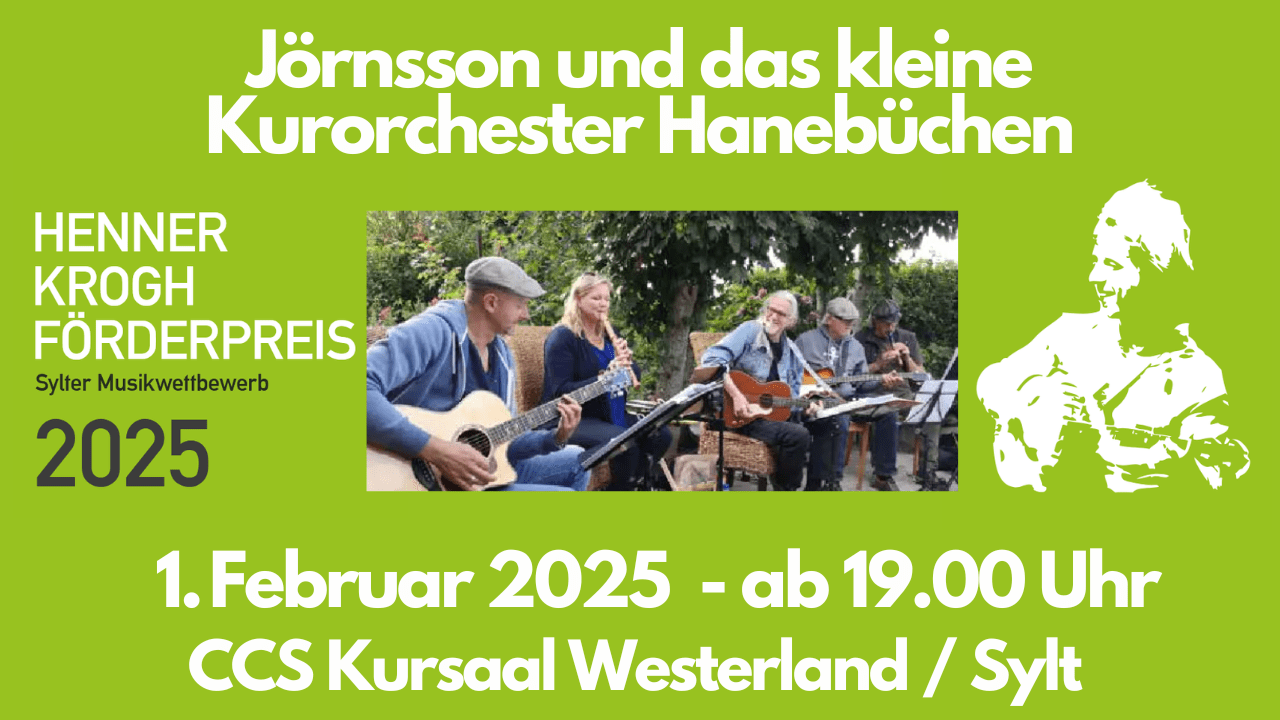 Jörnsson & Das kleine Kurorchester Hanebüchen - Henner Krogh Förderpreis 2025 auf Sylt