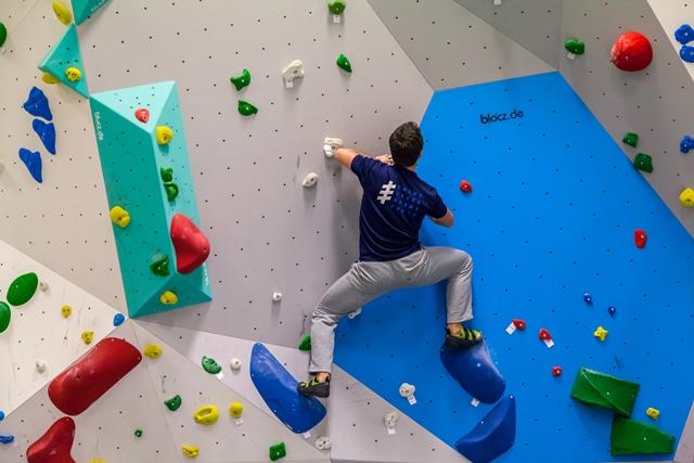 Bouldern in der Sylt4Fun Halle
