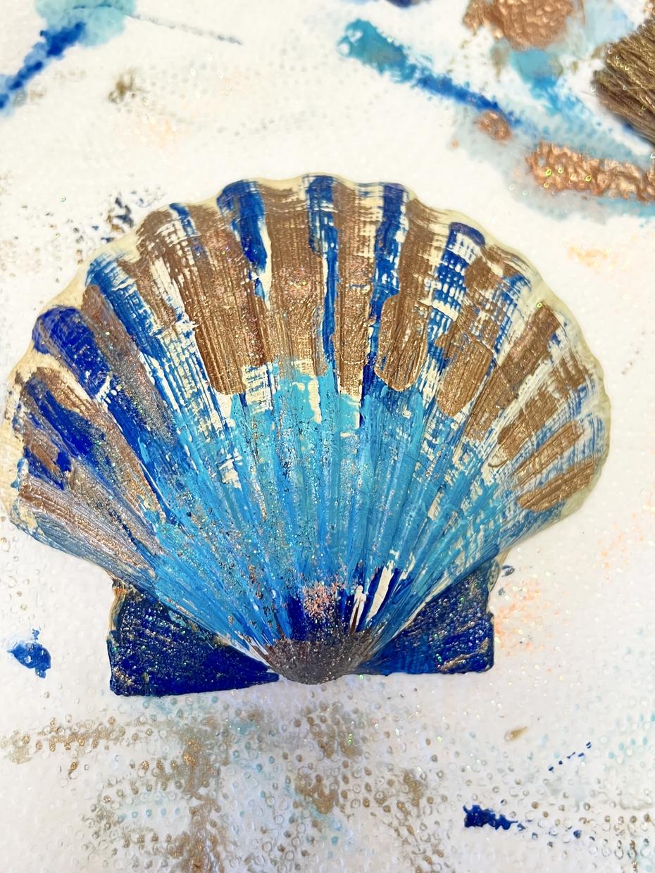 Muschel-Glitzer-Malworkshop