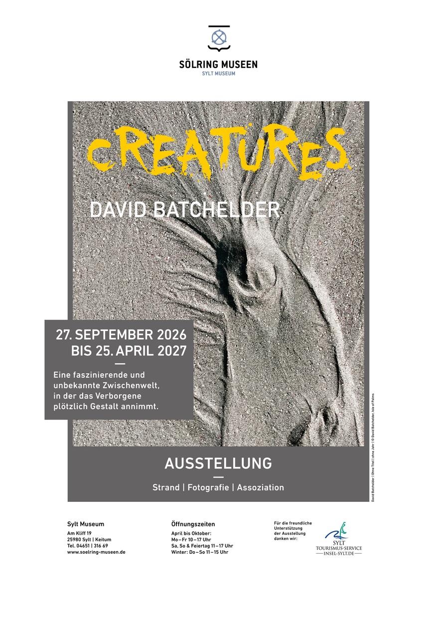 Ausstellungseröffnung "Creatures. David Batchelder"