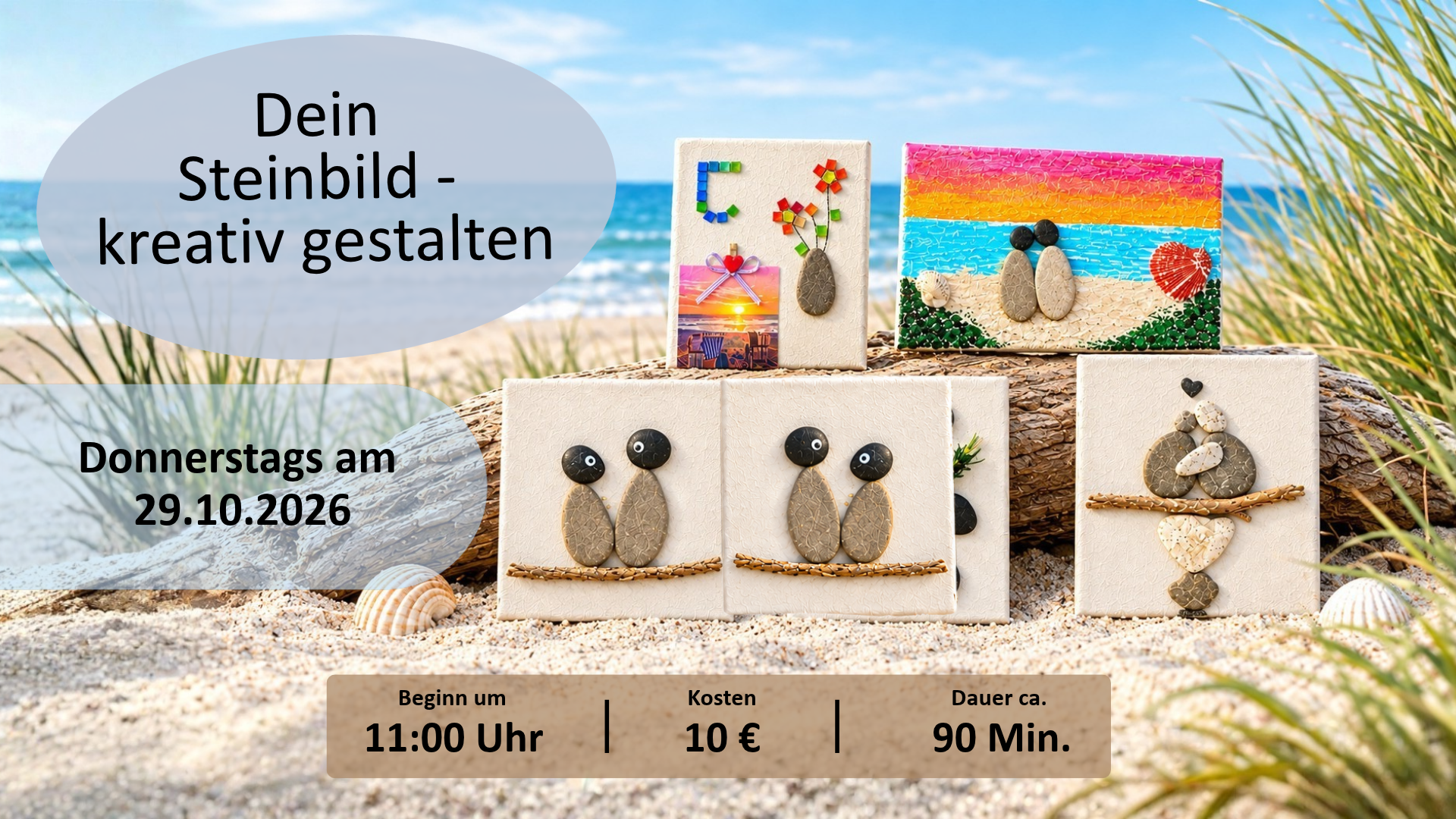 Dein Steinbild - kreativ gestalten