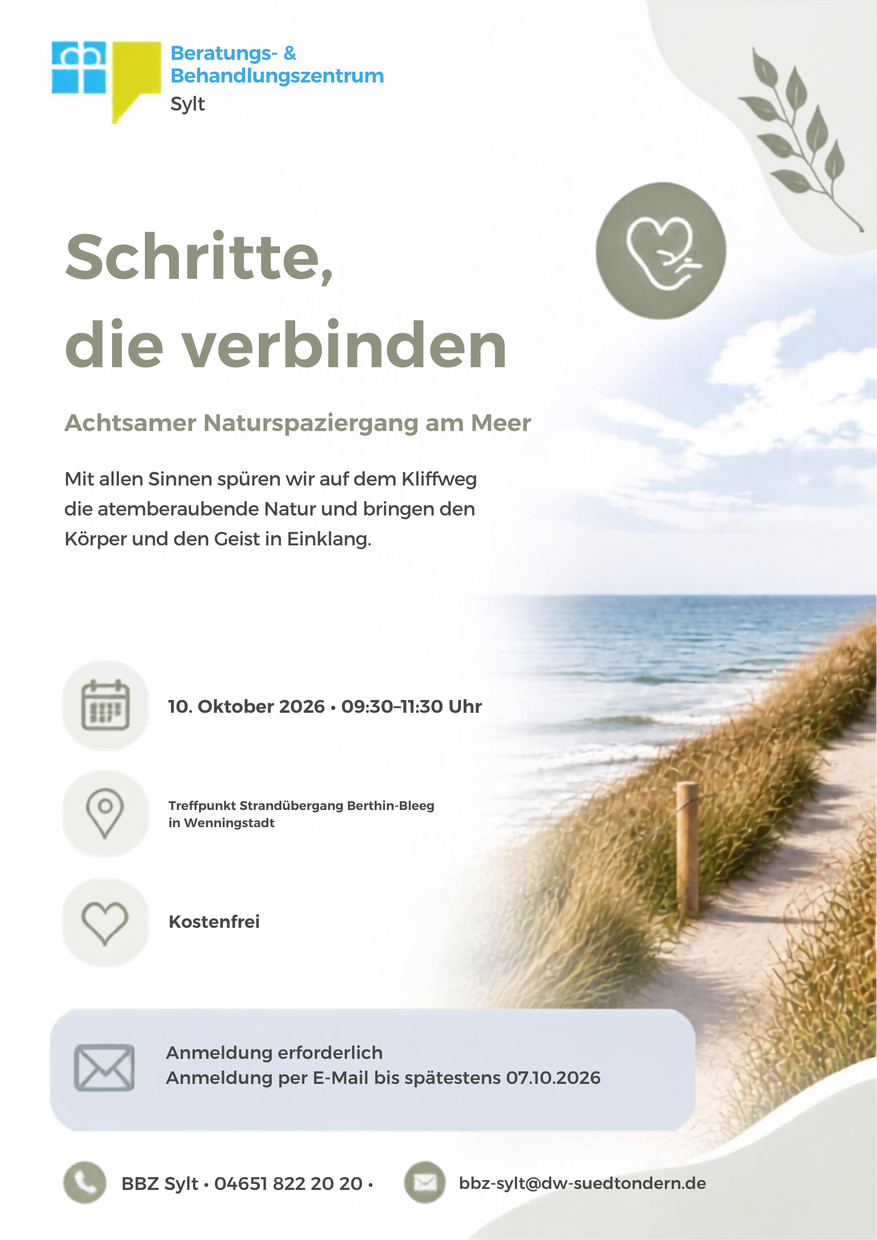 Schritte, die verbinden