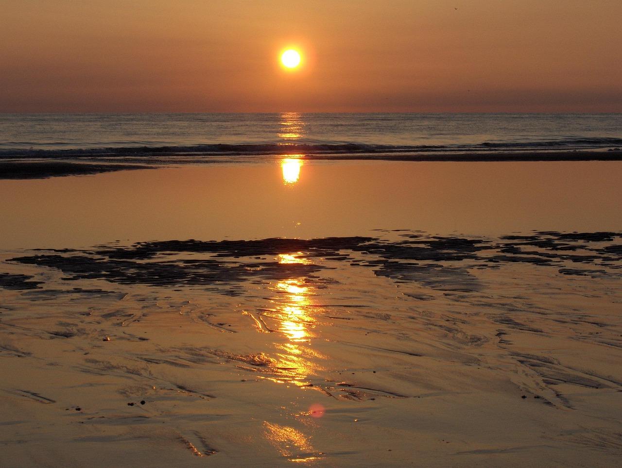 Christliche Sonnenuntergangsmeditation