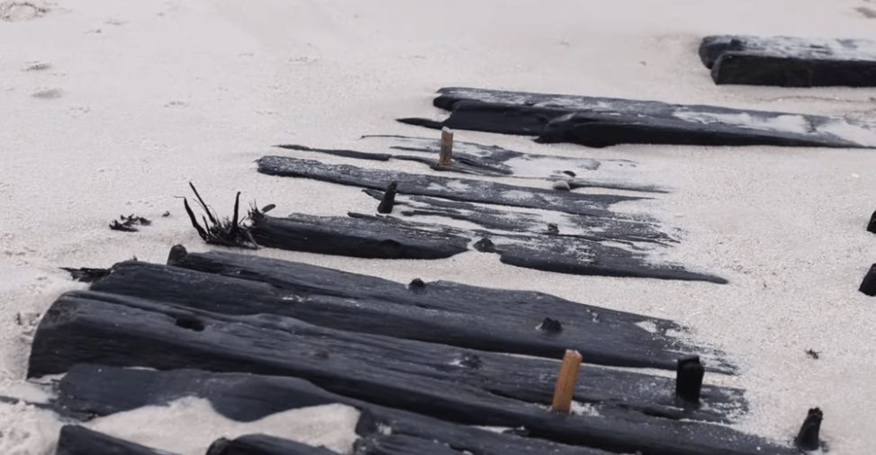 Wrack vor Sylt